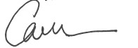 Signature of Carmen Twillie Ambar, President, Oberlin College